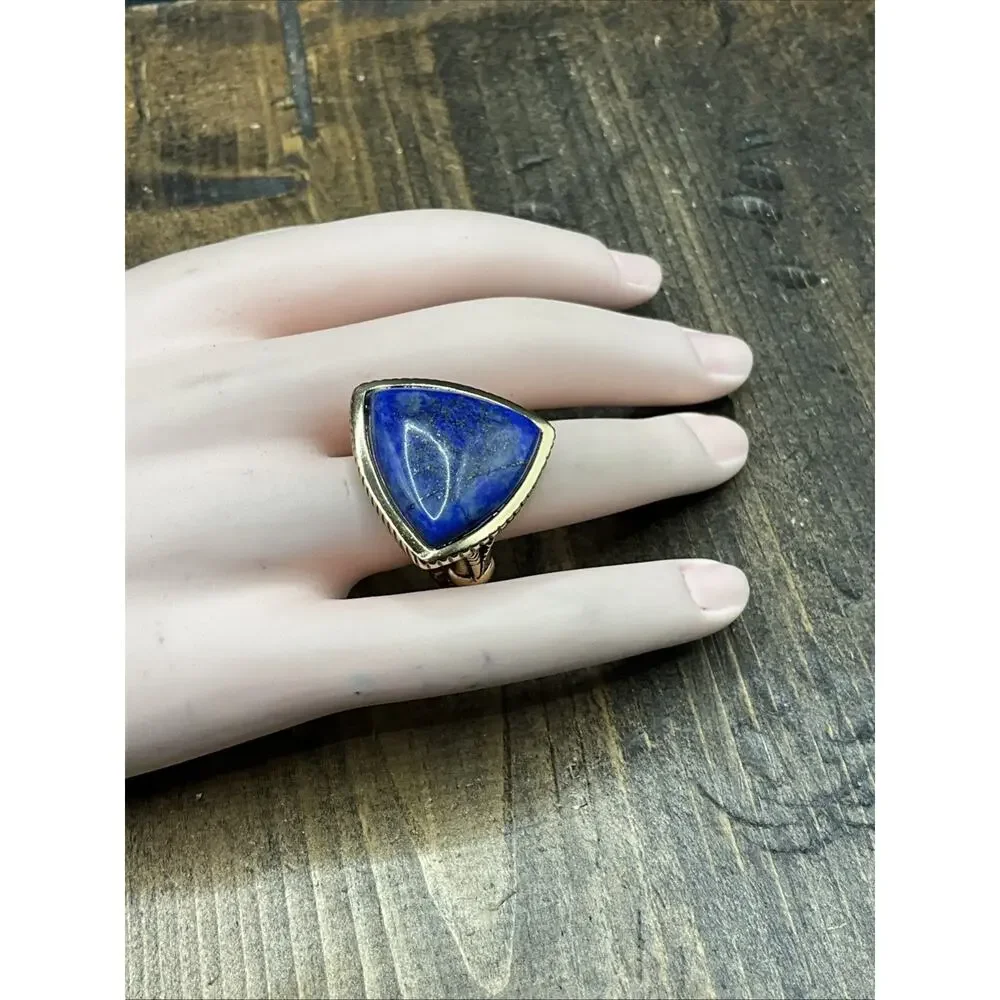 Barse Pyramid Ring- Lapis- Bronze-9.5-NWT - Picture 5 of 7
